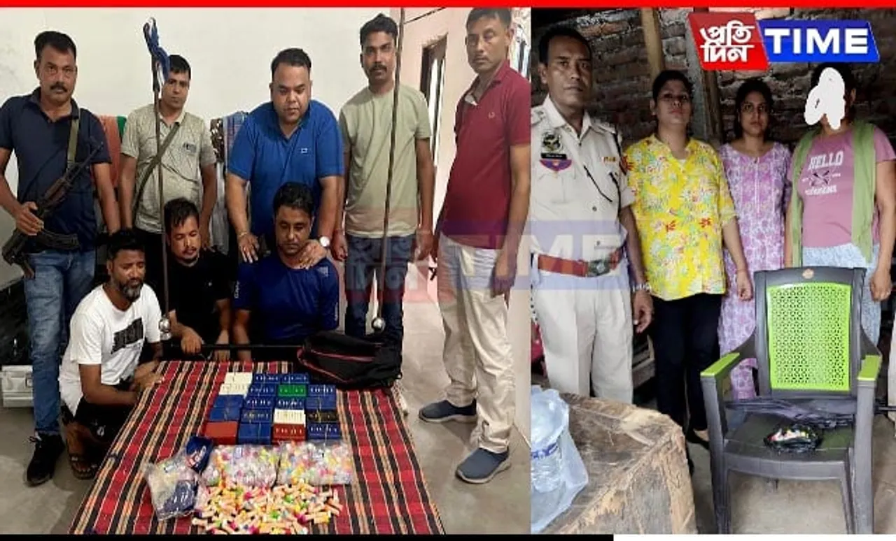 STF Assam Seize Drugs Worth Rs 2 Cr, Arrests 4 in Separate Ops